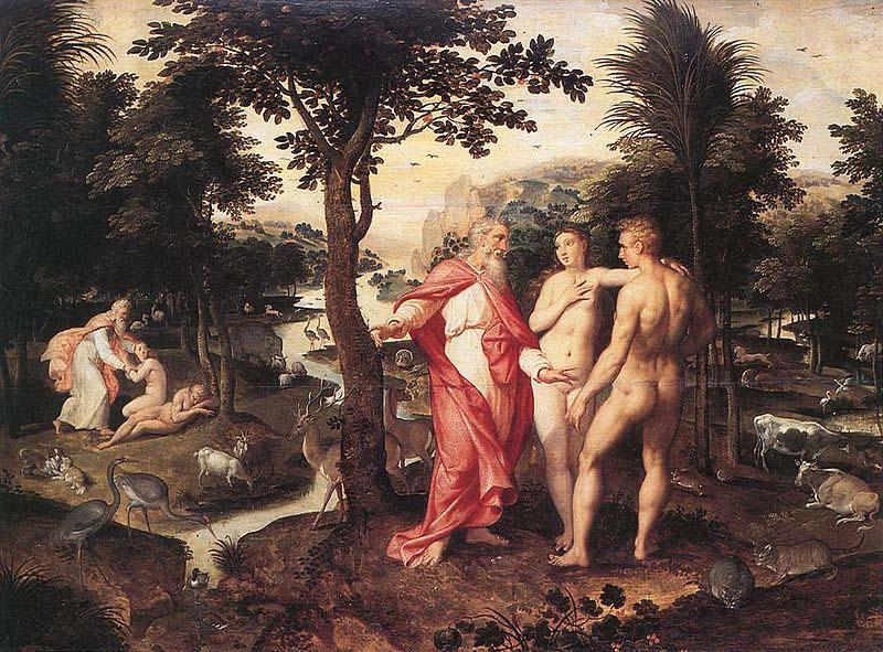 Jacob de Backer Garden of Eden oil painting image